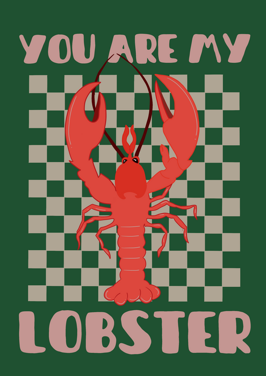 My lobster art print