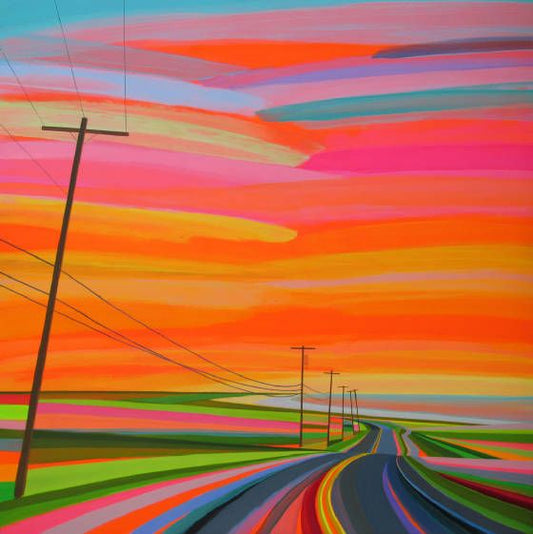 Dream roads art print