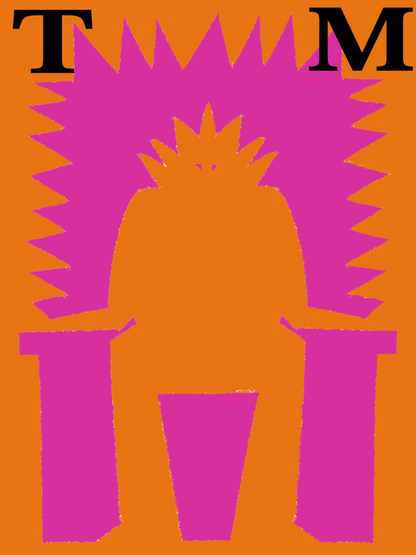 Orange Tom art print