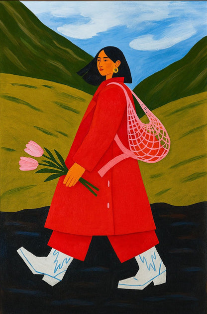 Sentiero Fiorito art print