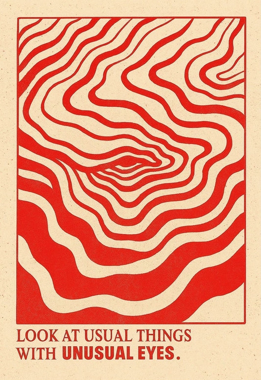 Usual things art print