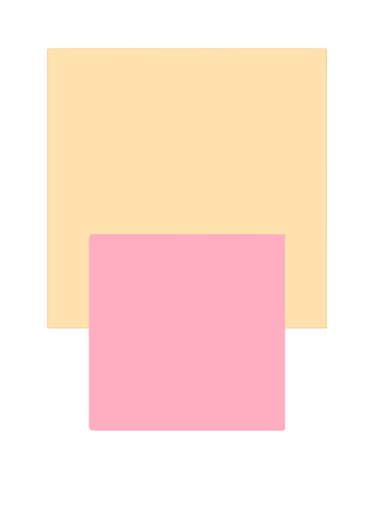 Quadrati rosa art print